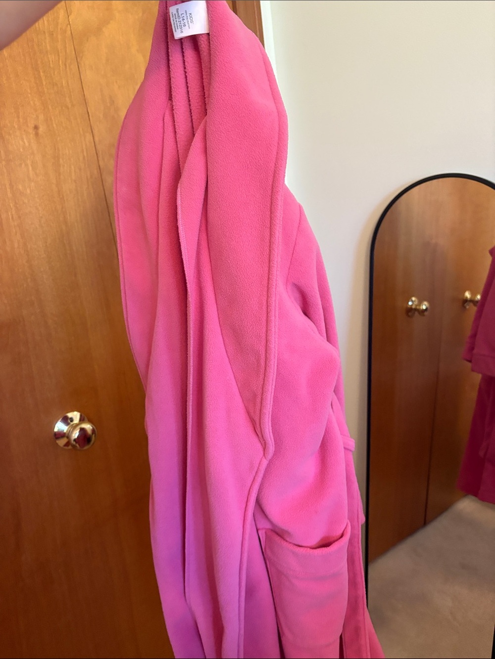 LLBean Bath Robe soft Fleece - Picture 3 of 3